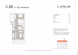Grundriss - Moderne 3,5-Zimmer- Penthouse-Wohnung mit großer Dachterrasse und Blick auf den Bodensee und Alpen in FN-Ailingen