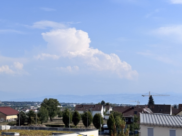 Moderne 3,5-Zimmer- Penthouse-Wohnung mit großer Dachterrasse und Blick auf den Bodensee und Alpen in FN-Ailingen, 88048 Friedrichshafen/Ailingen, Wohnung