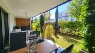 Große 4,5 Zimmer-Wohnung mit kleinem Gartenanteil in Eriskirch - Terrasse mit Garten