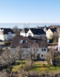 Gartenseite Eingang - Doppelhaushälfte mit See- und Bergblick