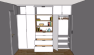 Einbau-Kleiderschrank - “ Stadttraum “ in Tettnang- Exklusive 2-Zimmer-Neubauwohnung mit hochwertiger Ausstattung