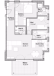 Grundriss - Schöne 3 Zimmer Wohnung – Mit schönem großzügigen Balkon