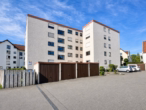 Außenansicht + Garagen - Gutgeschnittene 3,5-Zimmer-Eigentumswohnung im Hochparterre nähe Bodensee-Center