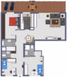 Grundriss-Skizze (3) - Gepflegte 3,5 Zimmer-Wohnung in Eriskirch mit schöner Sicht auf das Alpenpanorama