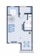 Grundriss - Charmante 2,5 Zimmer-Maisonette-Wohnung in FN – Fischbach mit See – und Bergsicht