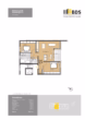 Grundriss - Moderne 3-Zimmer-Wohnung im 1. Obergeschoss