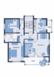 Grundriss - Ferienort Immenstaad – Sonnige 3,5 Zimmer-Wohnung in seenaher Lage